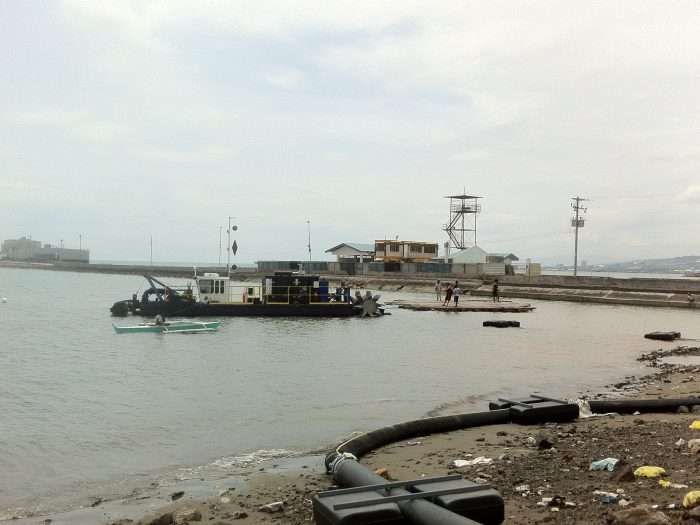 An IMS 7012 HP Versi-Dredge peforms maintenance dredging at a port in Cagayan de Oro, Philippines.